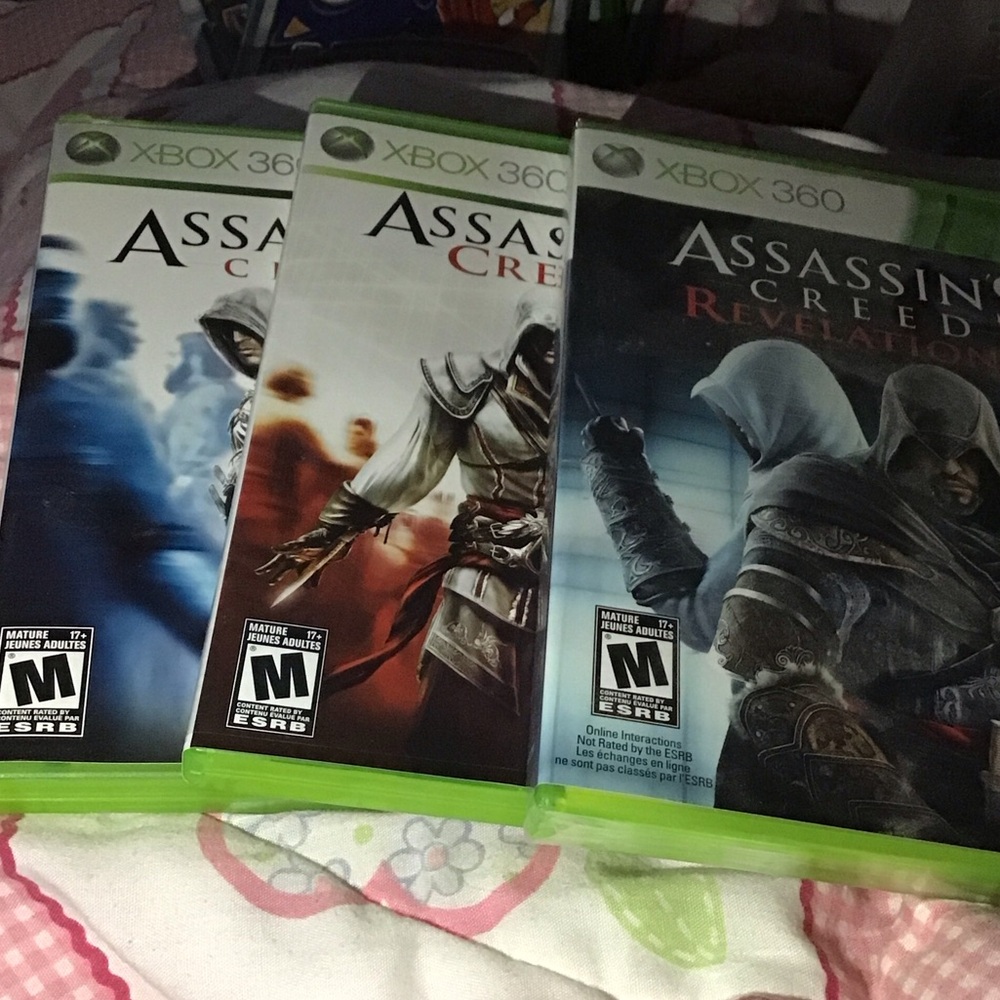 Assassins creed Xbox 360 lot
